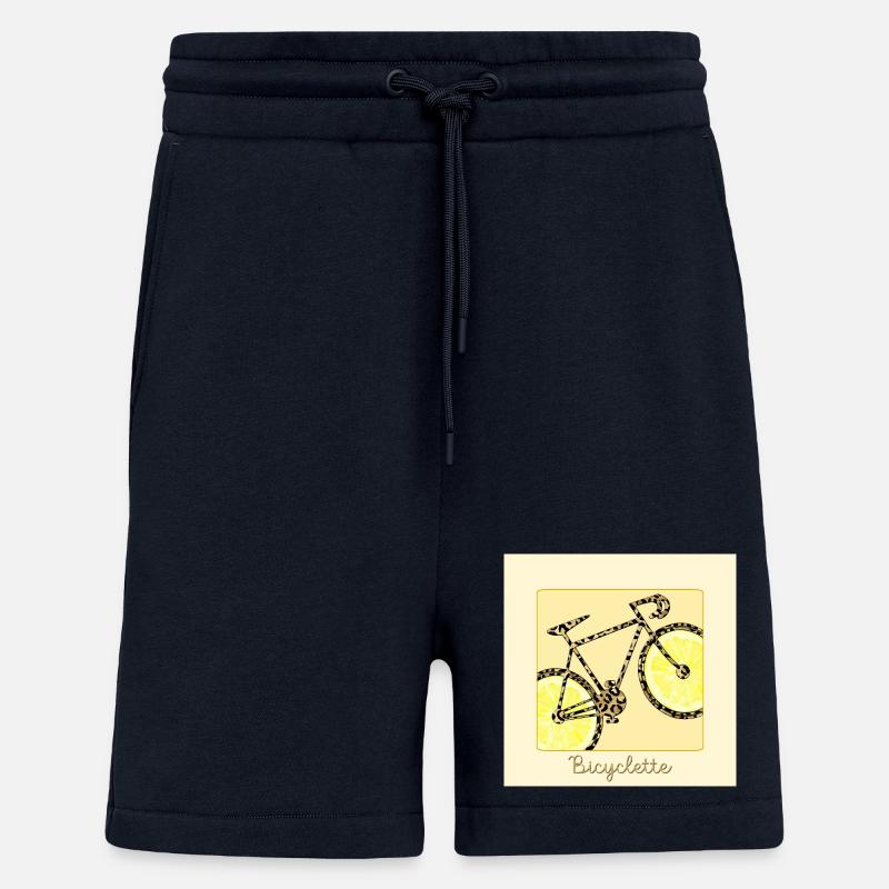 Vélo Cyclisme Bicyclette Citron - Short bio décontracté fabriqué en UE - DARK NAVY