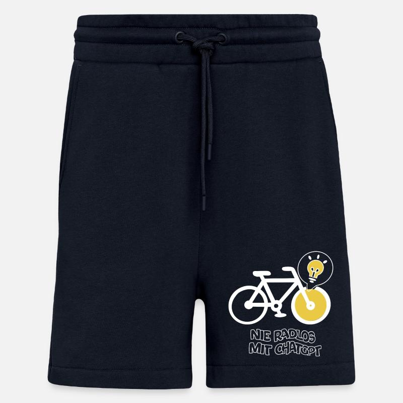 Cyclisme avec un design créatif d’ampoule - Short bio décontracté fabriqué en UE - DARK NAVY