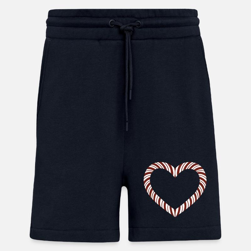 Cœur de canne d’orge - Short bio décontracté fabriqué en UE - DARK NAVY