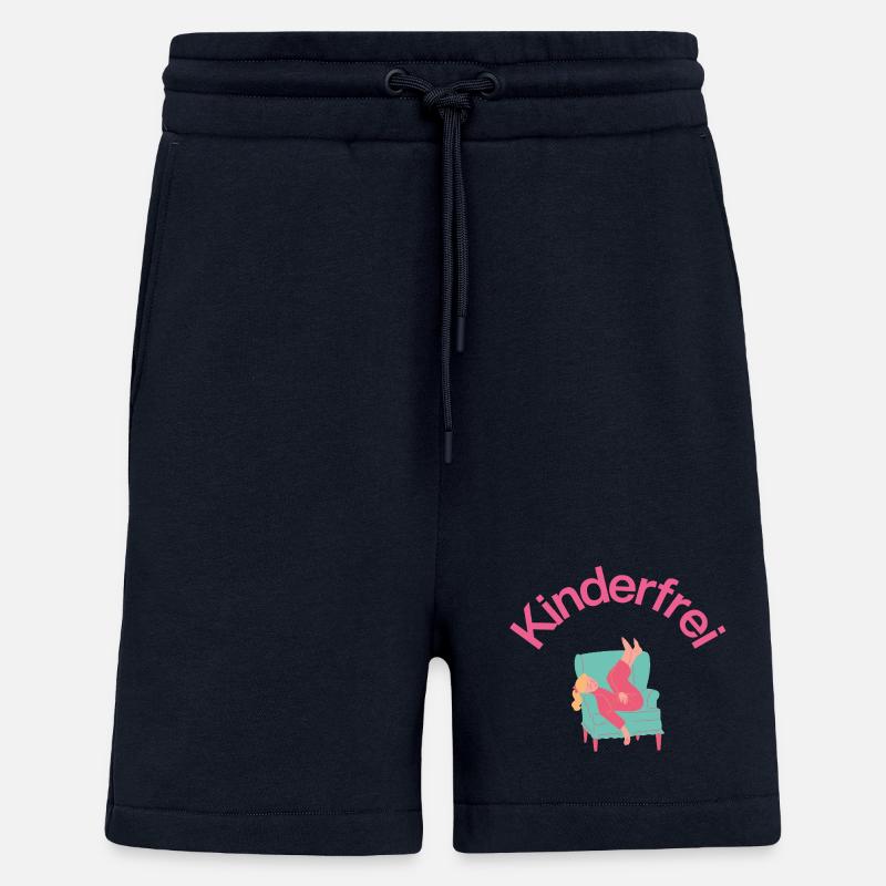Kinderfrei – Sofa, Schlaf & Stille, Mutter schläft - Shorts - made by SPREAD - DARK NAVY