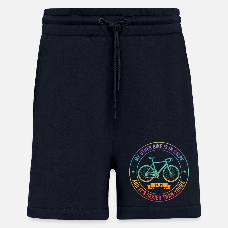 Tee de la rivalité vélo Calpe - Short bio décontracté fabriqué en UE - DARK NAVY