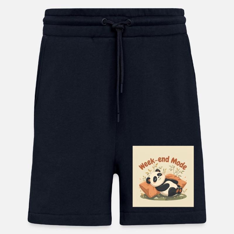 Panda Weekend Entspannter Modus - Shorts - made by SPREAD - DARK NAVY