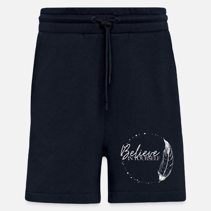 Croyez en vous - Short bio décontracté fabriqué en UE - DARK NAVY
