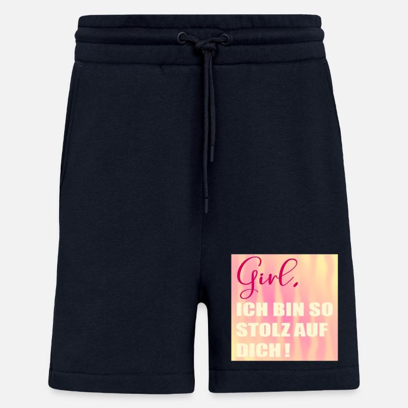 Stolz auf Dich Mädchen - Shorts - made by SPREAD - DARK NAVY