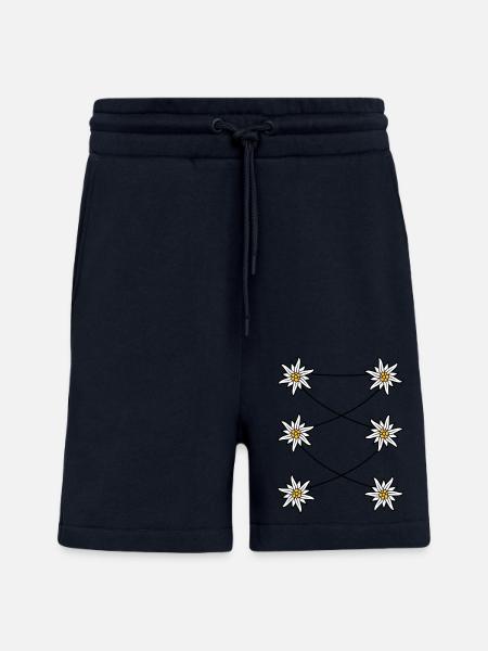 Dirndl apron Edelweiss - Shorts - made by SPREAD - DARK NAVY