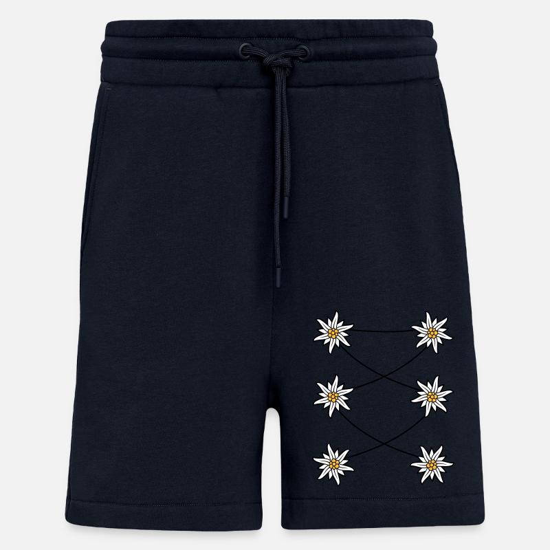 Dirndl Schuerze Edelweiss - Shorts - made by SPREAD - DARK NAVY