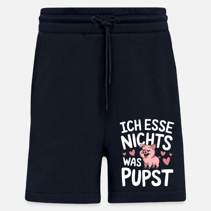 Schwein Tier - Shorts - made by SPREAD - DARK NAVY