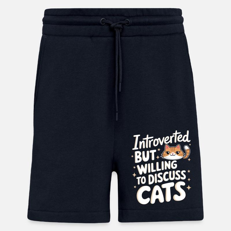 Introvert, antisocial, introvert - Shorts - made by SPREAD - DARK NAVY