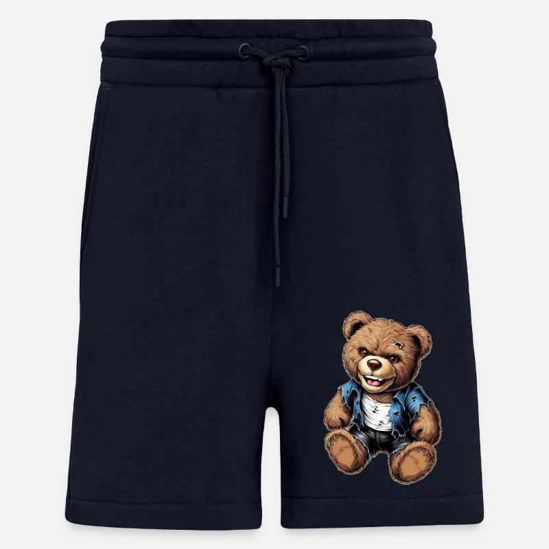 Teddy - Rock on ! - Shorts - made by SPREAD - DARK NAVY