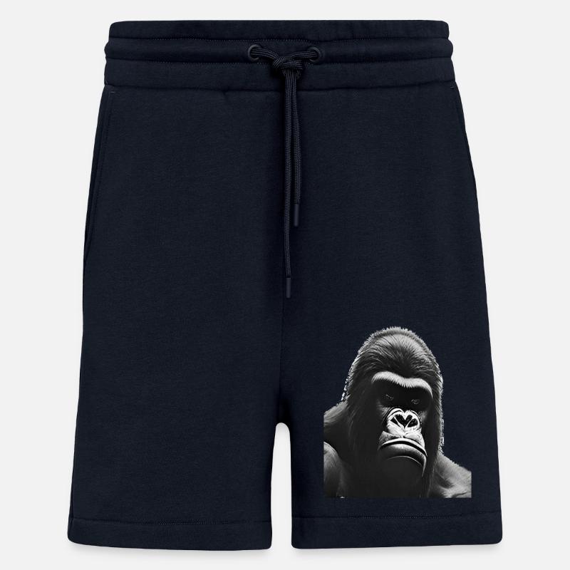 Silberrücken-Gorilla - Shorts - made by SPREAD - DARK NAVY