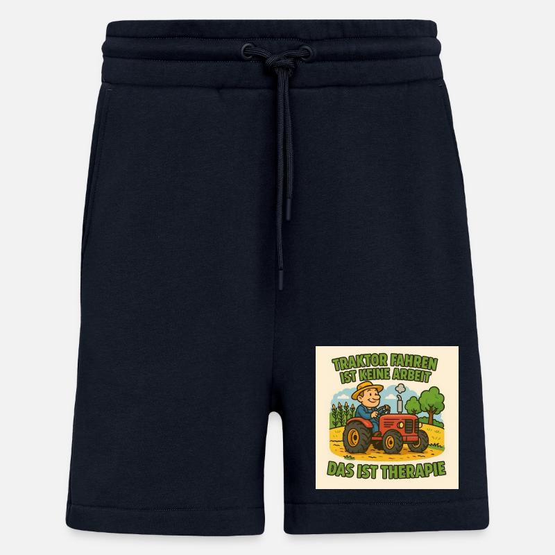 Traktor Therapie Cartoon - Shorts - made by SPREAD - DARK NAVY