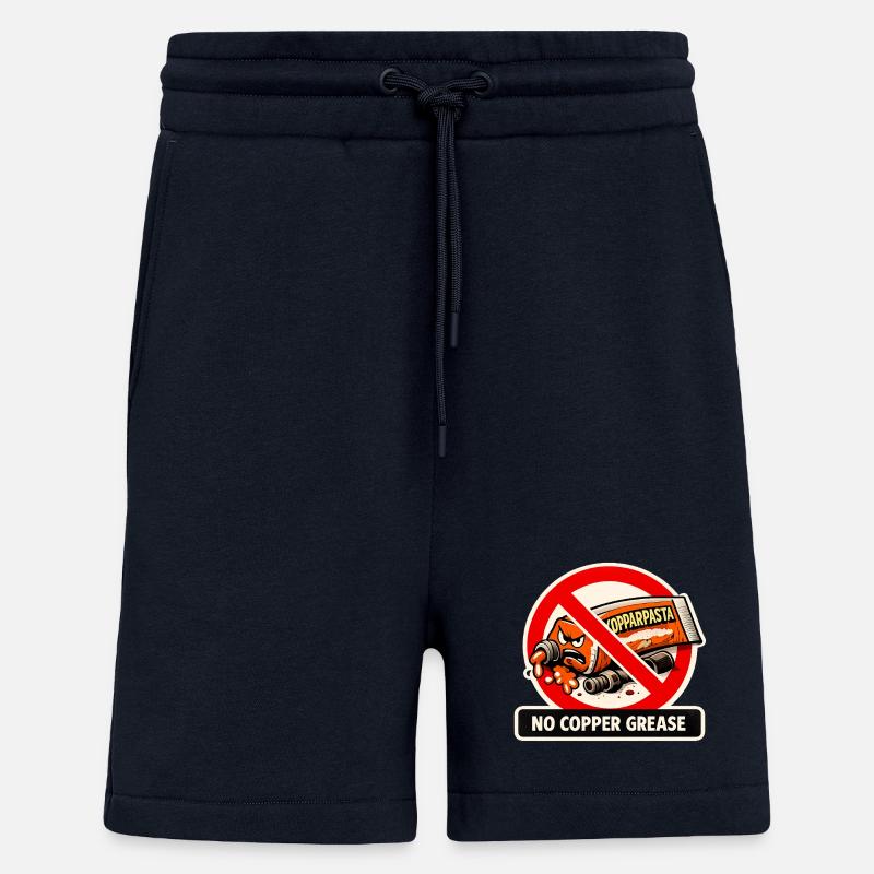 Pas de pâte de cuivre - Short bio décontracté fabriqué en UE - DARK NAVY