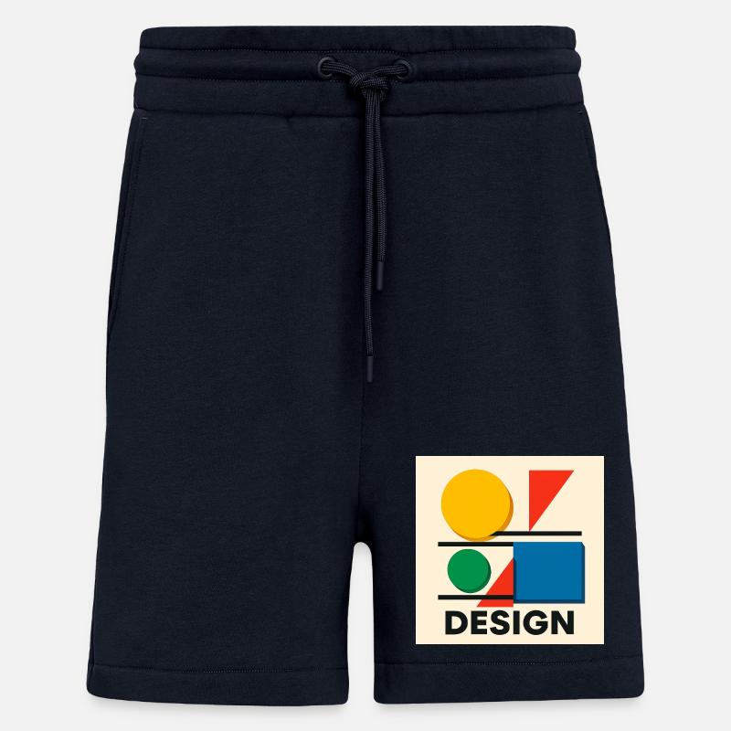 Geometrie Bauhaus Farbige Komposition - Shorts - made by SPREAD - DARK NAVY
