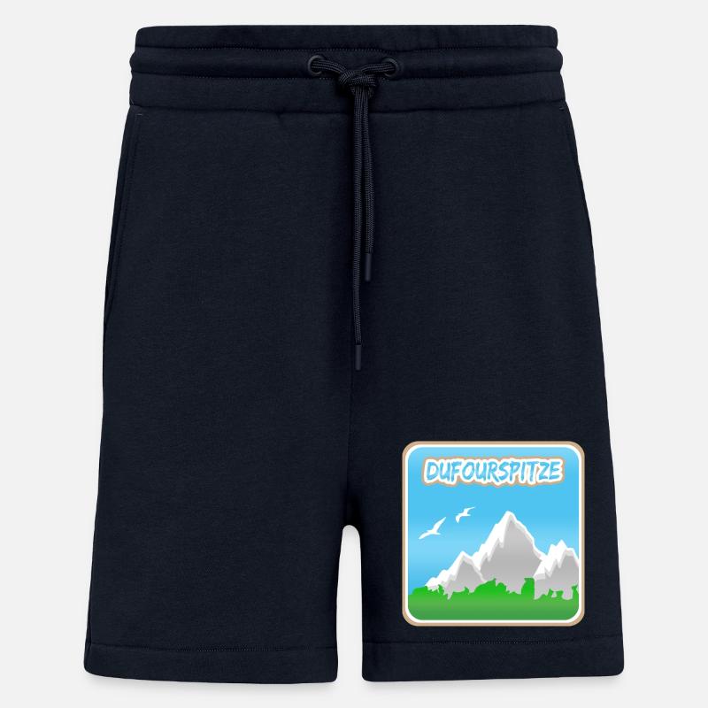 Dufourspitze als Berg - Shorts - made by SPREAD - DARK NAVY