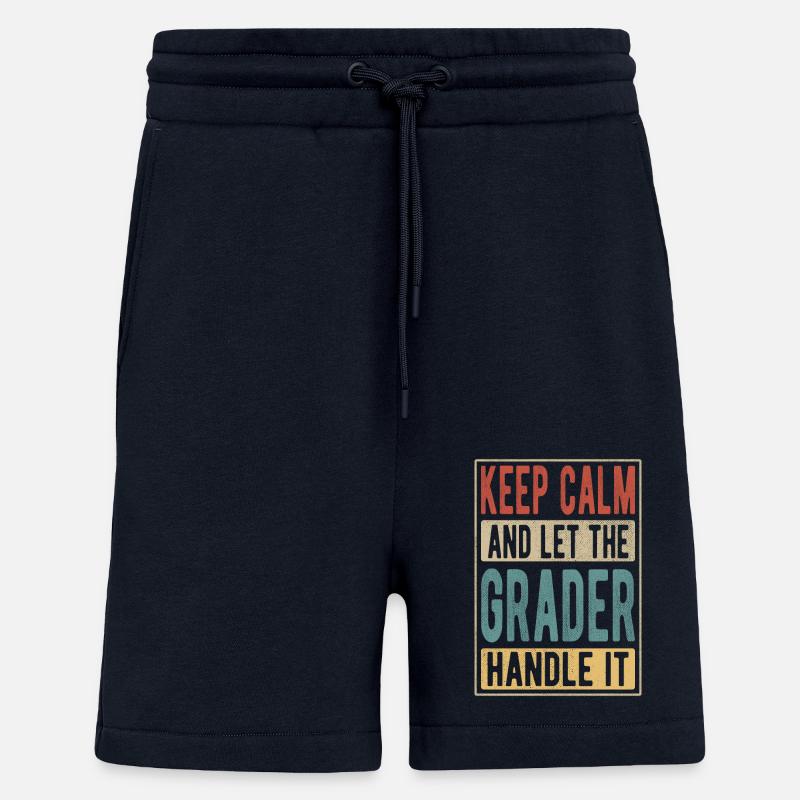 Niveleuse Rétro Cadeau - Short bio décontracté fabriqué en UE - DARK NAVY