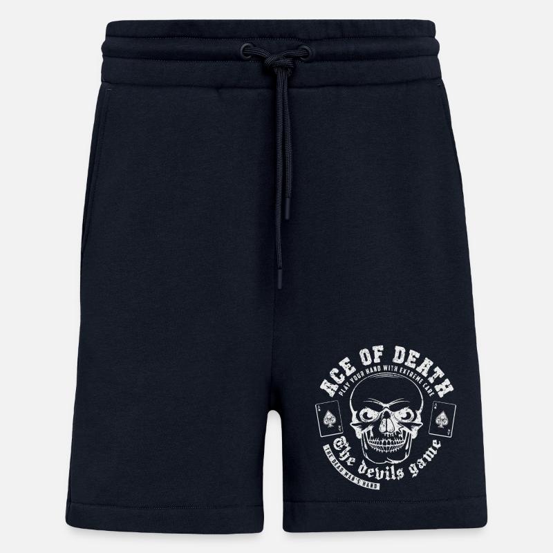 Ass des Todes weiß - Shorts - made by SPREAD - DARK NAVY