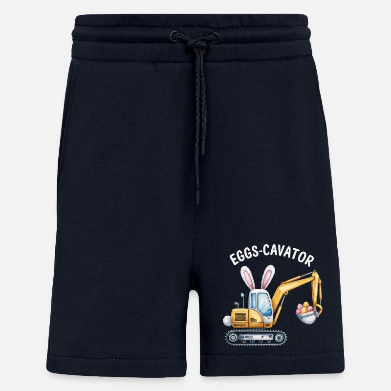 Eggs-cavator Oster-Bagger mit Hasenohren - Shorts - made by SPREAD - DARK NAVY