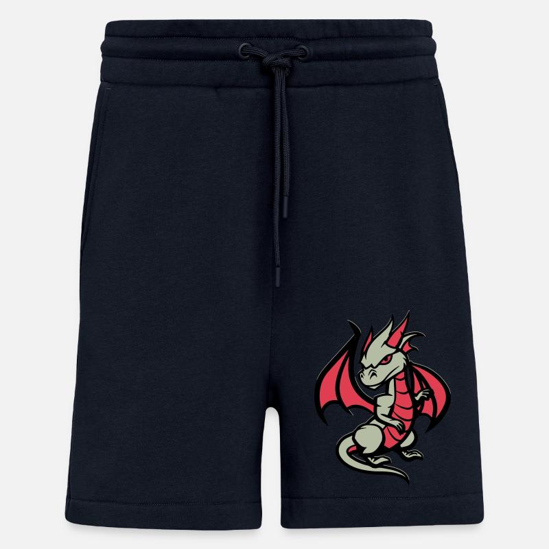 drache comic - Shorts - made by SPREAD - DARK NAVY