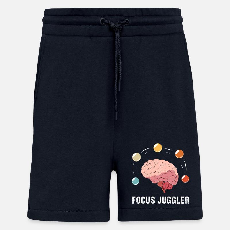 Autismus Geschenk Autist ADHS Asperger - Shorts - made by SPREAD - DARK NAVY