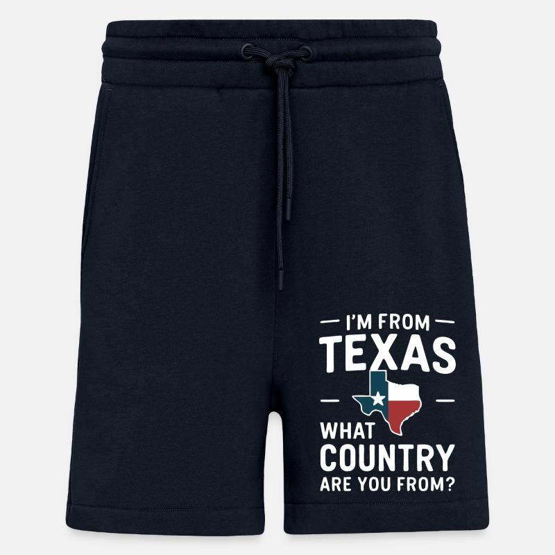 Texas State Texans Texas - Shorts - made by SPREAD - DARK NAVY