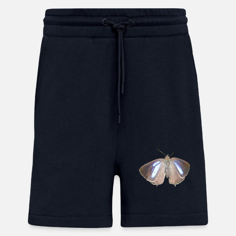 Mèche de cheveux violette - Short bio décontracté fabriqué en UE - DARK NAVY