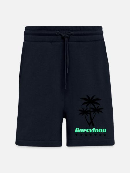 Barcelone - Short bio décontracté fabriqué en UE - DARK NAVY