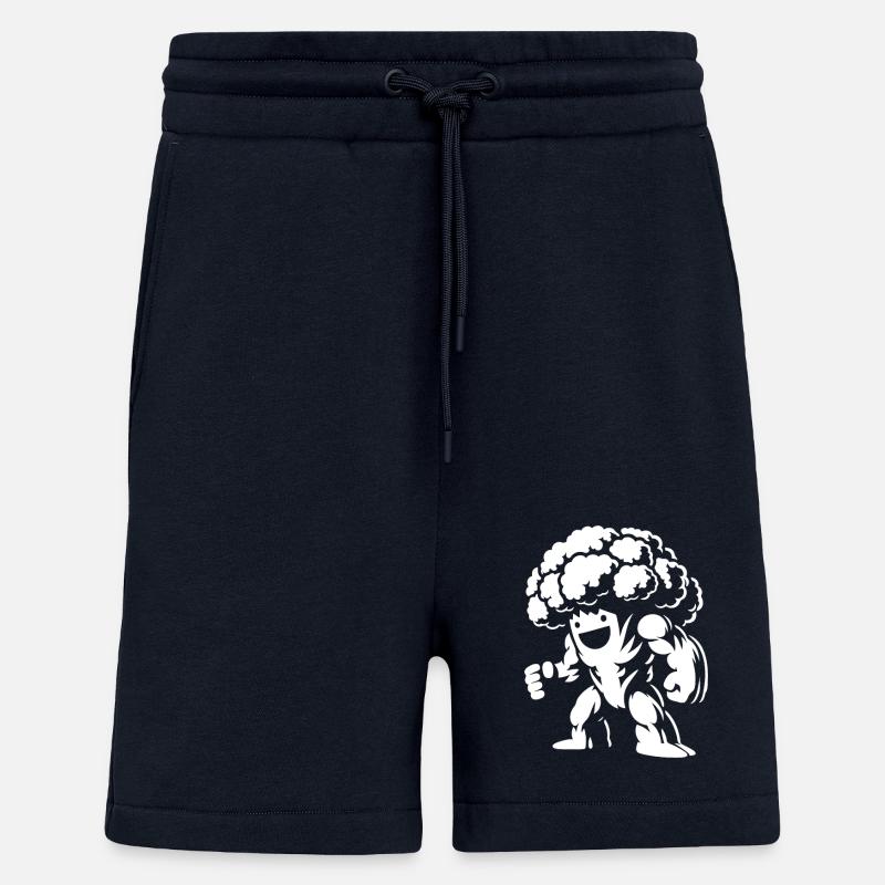 Blumenkohl - Starkes Gemüse Design - Shorts - made by SPREAD - DARK NAVY