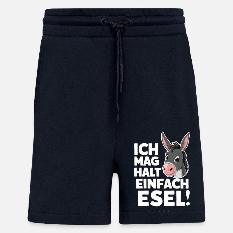 Esel Eselchen Maultier Muli - Shorts - made by SPREAD - DARK NAVY