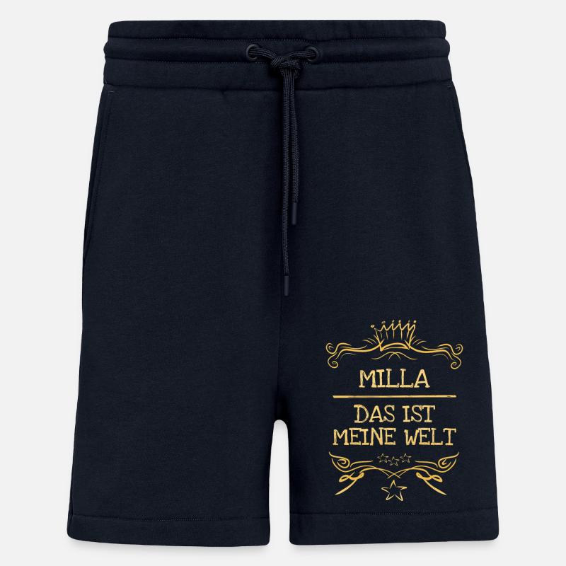 Milla als Mädchenname - Shorts - made by SPREAD - DARK NAVY
