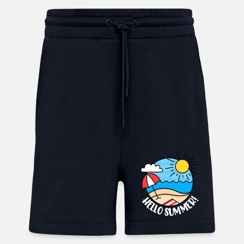 Hello Summer 2 (dark) - Shorts - made by SPREAD - DARK NAVY