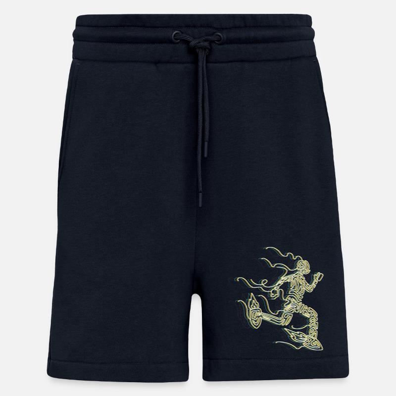 Stilisierter Rocket Runner - Shorts - made by SPREAD - DARK NAVY