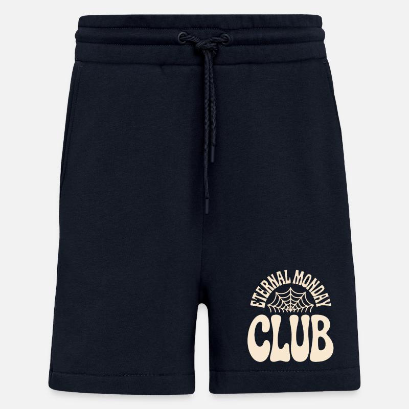 Club de la Lune Éternelle - Short bio décontracté fabriqué en UE - DARK NAVY