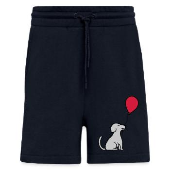 Balloon dog cool sitting - Shorts - made by SPREAD - DARK NAVY - Front