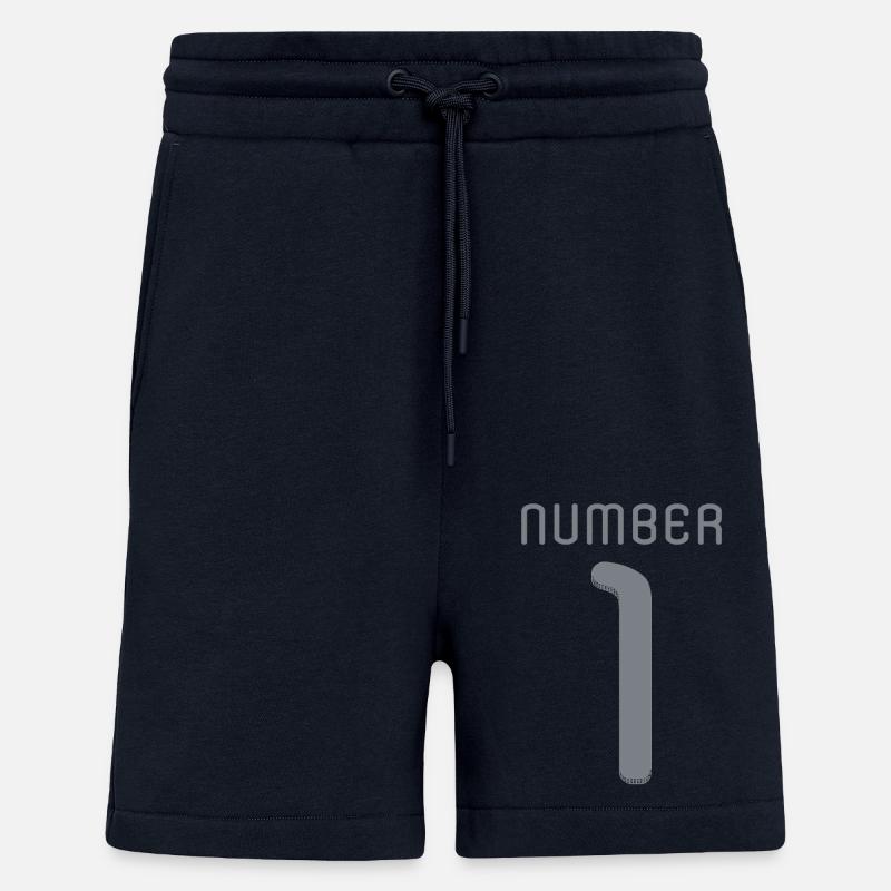 Numéro Un ☝ - Short bio décontracté fabriqué en UE - DARK NAVY