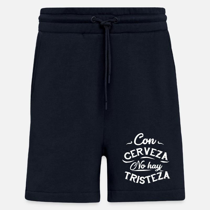 BIÈRE - Short bio décontracté fabriqué en UE - DARK NAVY
