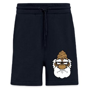 face head shit sour piss annoyed - Shorts - made by SPREAD - DARK NAVY - Front