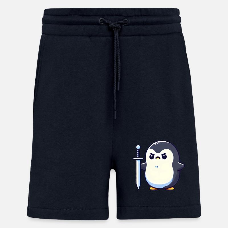 Tiny Penguin Warrior - Shorts - made by SPREAD - DARK NAVY