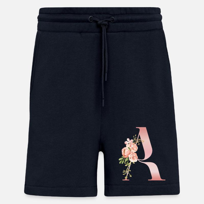 Monogramm Ein Pastellblume - Shorts - made by SPREAD - DARK NAVY