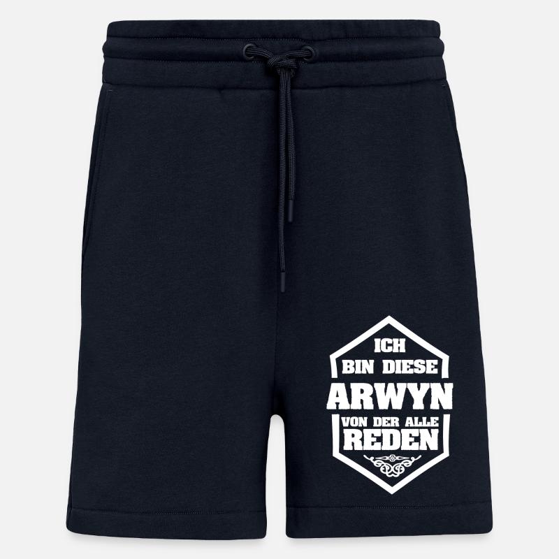 Arwyn als Rufname - Shorts - made by SPREAD - DARK NAVY