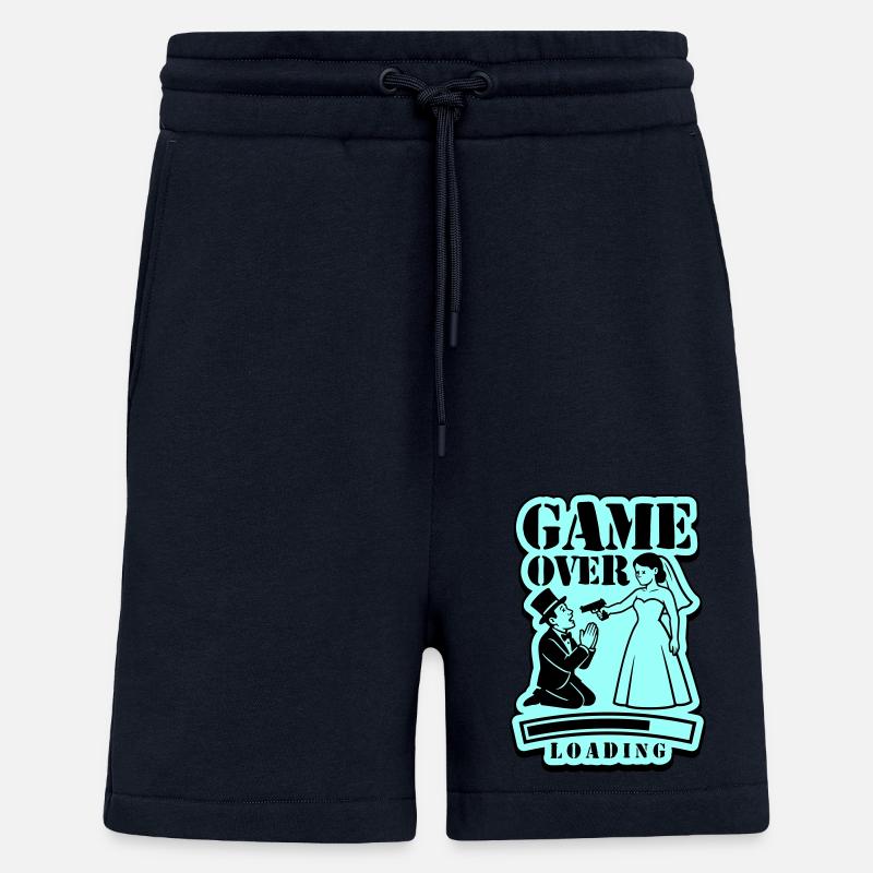 Wedding Game Over Loading - Shorts - made by SPREAD - DARK NAVY