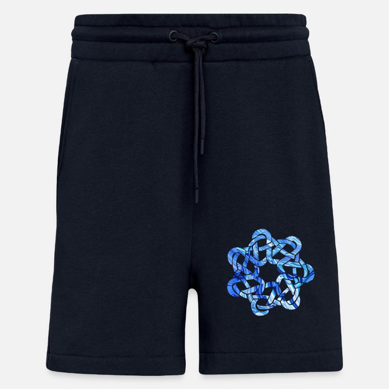 Celtic knot 9 e 80 - Shorts - made by SPREAD - DARK NAVY