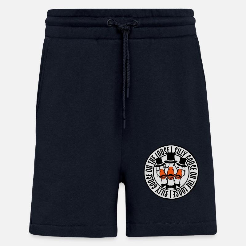 goose on the loose - Shorts - made by SPREAD - DARK NAVY