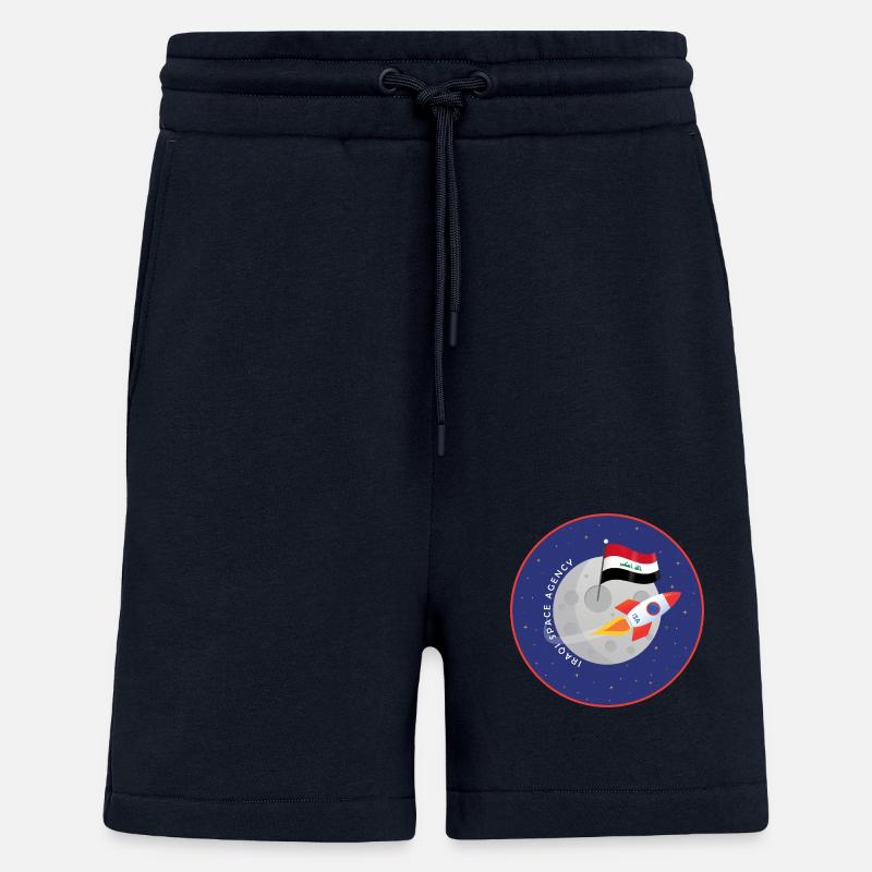 Agence spatiale irakienne - Short bio décontracté fabriqué en UE - DARK NAVY