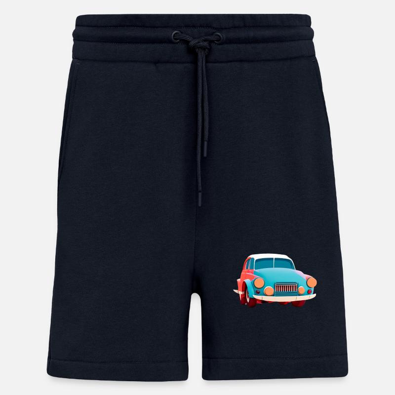 altes Abstraktes Auto - Shorts - made by SPREAD - DARK NAVY