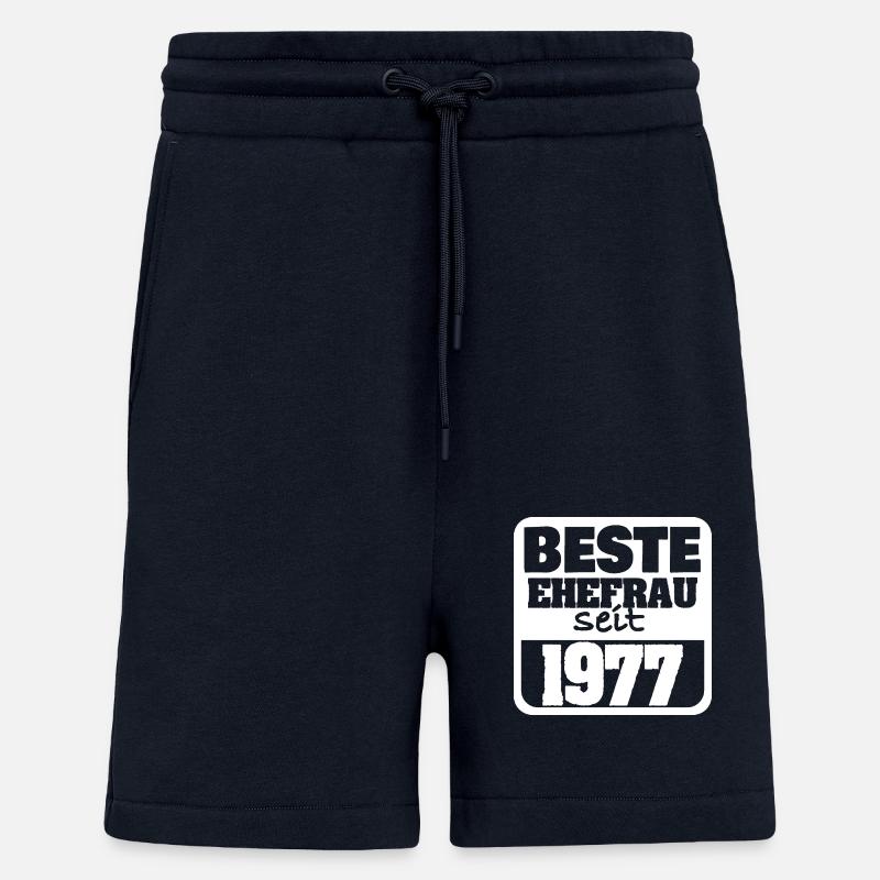 Femme 1977 - Short bio décontracté fabriqué en UE - DARK NAVY