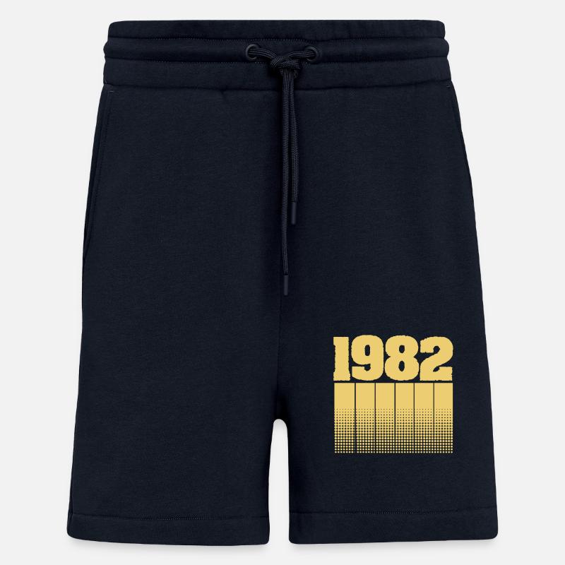 Né en 1982 - Short bio décontracté fabriqué en UE - DARK NAVY