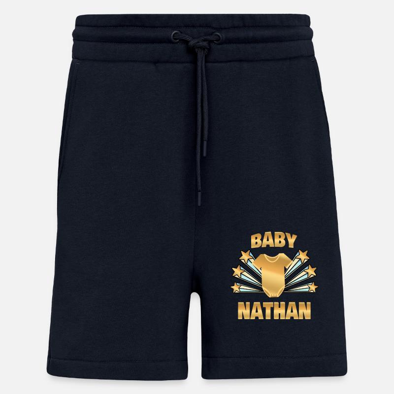 Nathan comme naissance - Short bio décontracté fabriqué en UE - DARK NAVY