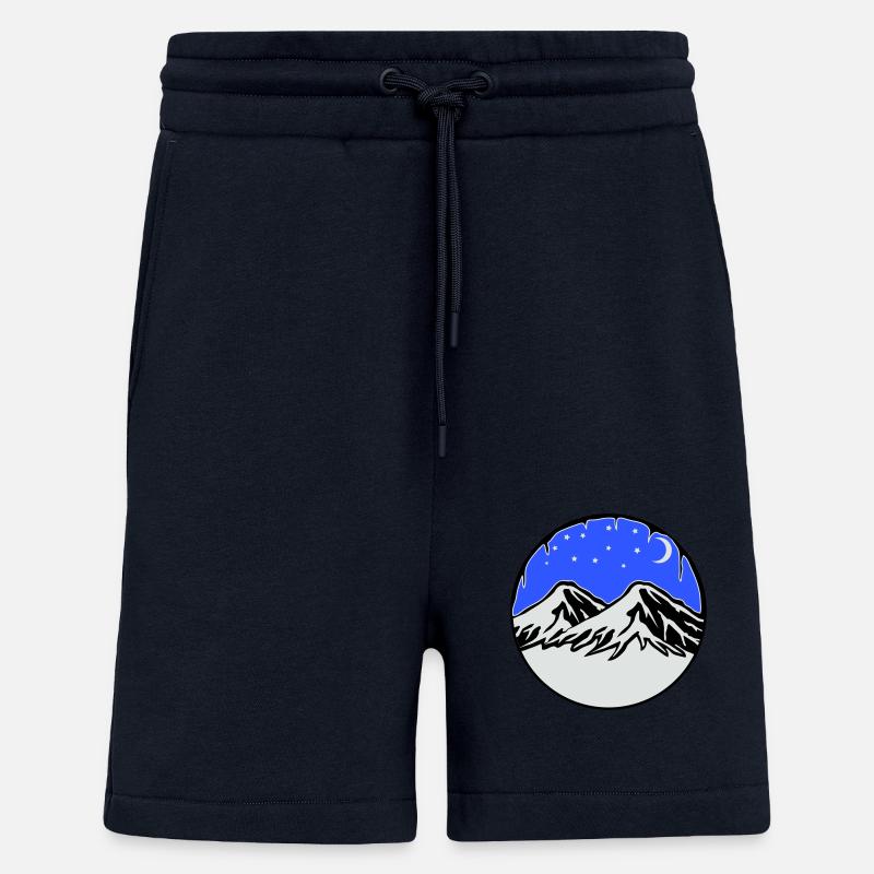 sternenhimmel berge - Shorts - made by SPREAD - DARK NAVY