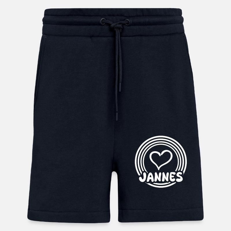 Jannes comme nom - Short bio décontracté fabriqué en UE - DARK NAVY