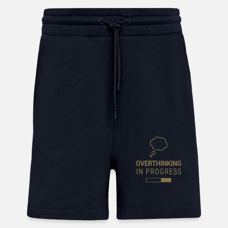 Overthinking in progress - Shorts - made by SPREAD - DARK NAVY